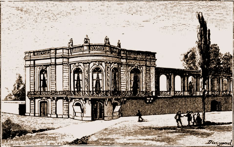 Pavillon de Hanovre au XVIIIe siècle